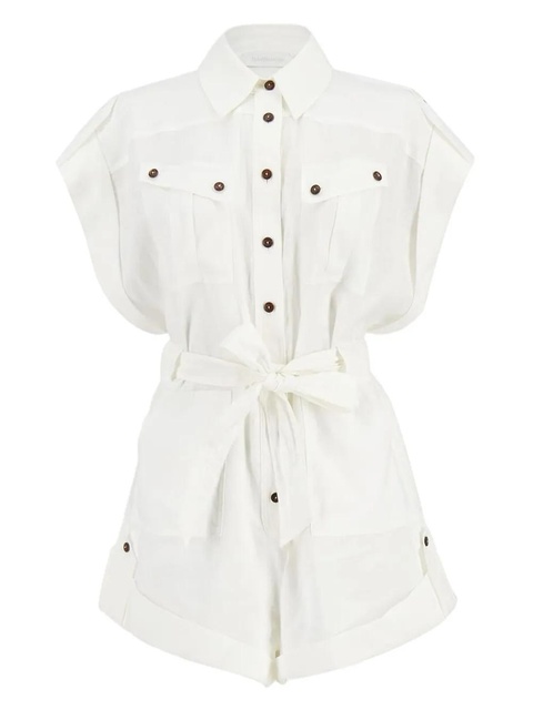 ZIMMERMANN Rhiannon playsuit - White - zdjęcie produktu nr 1
