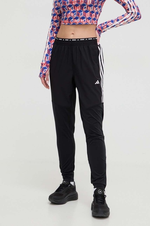 adidas Performance spodnie do biegania Own the Run kolor czarny z nadrukiem IS0379 - zdjęcie produktu nr 2