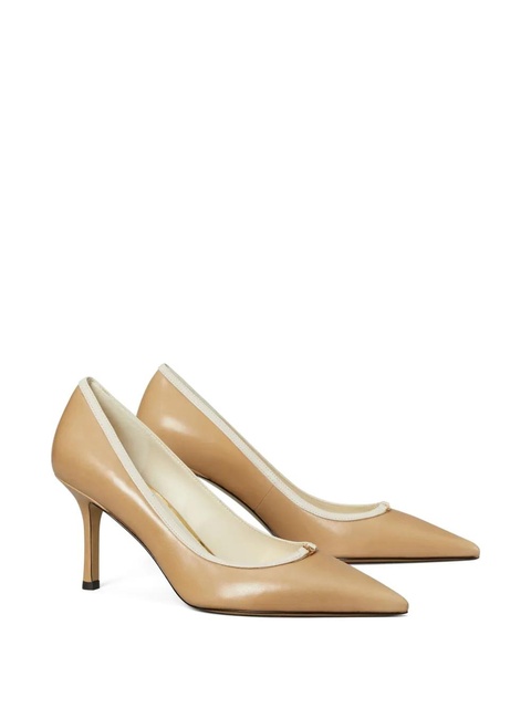Tory Burch 80mm Double T buckle pumps - Brown - zdjęcie produktu nr 2