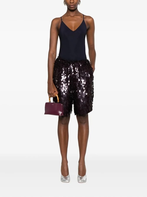 Jil Sander V-neck spaghetti-strap top - Black - zdjęcie produktu nr 2