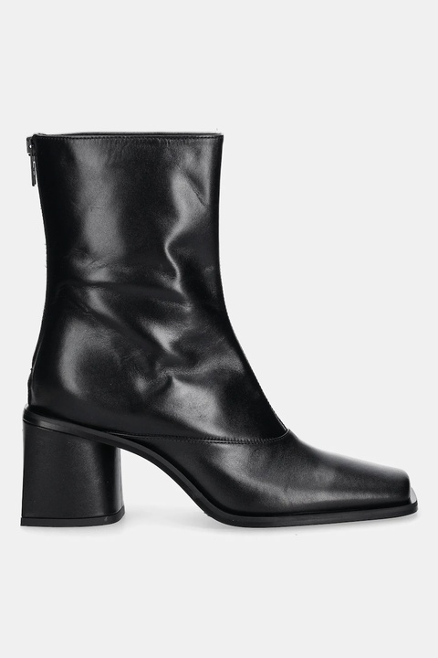 Kenzo botki skórzane Kimi Ankle Boots damskie kolor czarny na słupku FF62BT120L66.99 - zdjęcie produktu nr 2