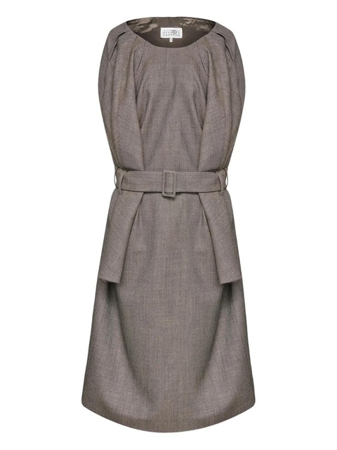MM6 Maison Margiela virgin-wool dress - Grey - zdjęcie produktu nr 2