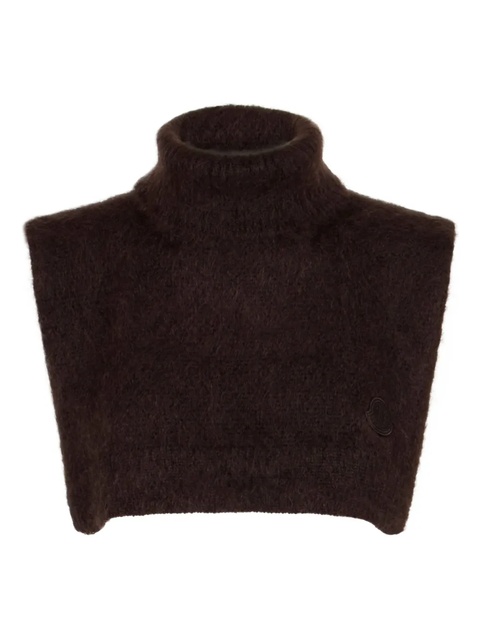 Moncler turtleneck cropped top - Brown - zdjęcie produktu nr 1