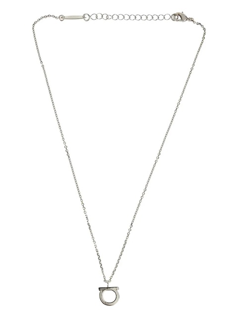 Ferragamo Gancio crystal-embellished necklace - Metallic - zdjęcie produktu nr 2