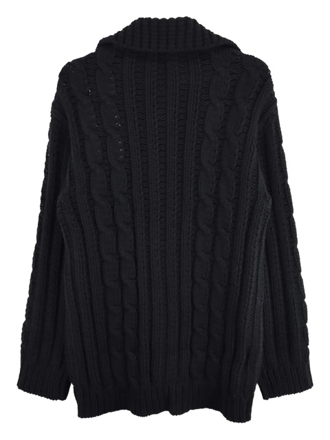 The Row Eleo cable-knit cardigan - Black - zdjęcie produktu nr 2