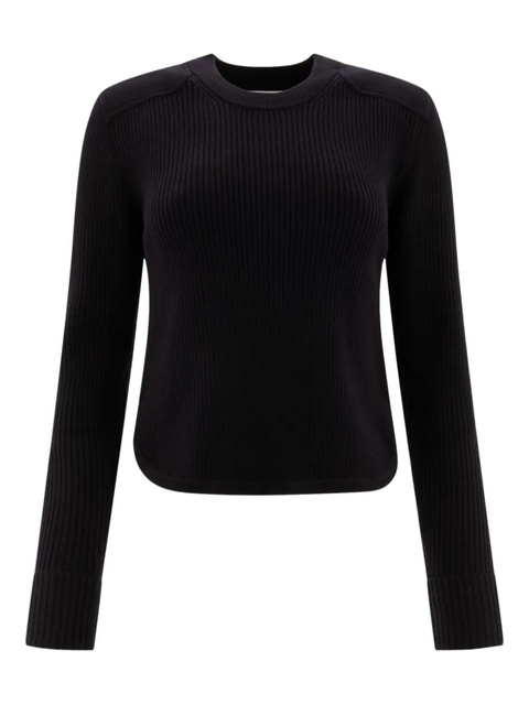 MARANT ÉTOILE ribbed panelled sweater - Black - zdjęcie produktu nr 1