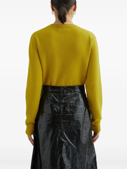 Jil Sander wool jumper - Yellow - zdjęcie produktu nr 2