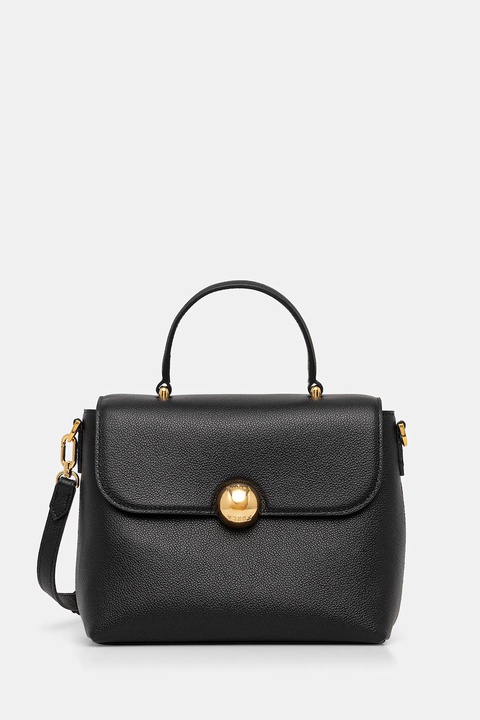 Furla torebka skórzana kolor czarny WB01882.BX3036.O6000 - zdjęcie produktu nr 1