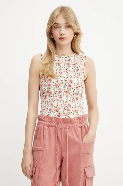 Guess top CLAIRE kolor beżowy W5GP17 KCSA2 - zdjęcie produktu nr 1