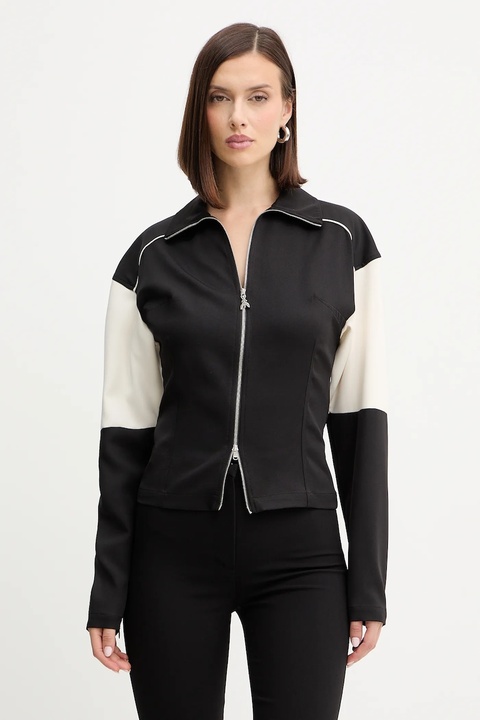 Patrizia Pepe bluza damskie kolor czarny z aplikacją 2M4508 A664 - zdjęcie produktu nr 1