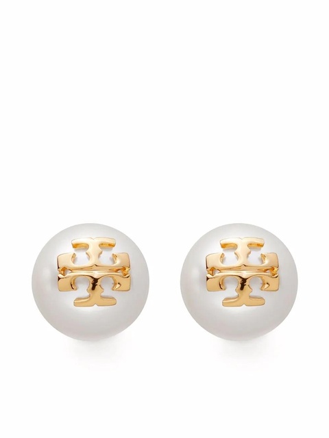 Tory Burch Kira pearl stud earrings - White - zdjęcie produktu nr 2