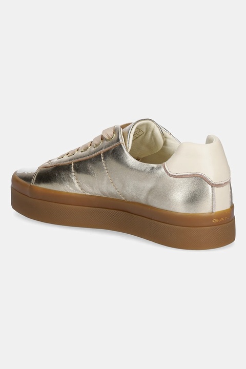 Gant sneakersy skórzane Avona damskie kolor złoty 31531990 - zdjęcie produktu nr 2