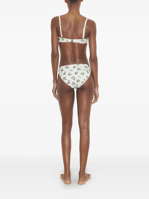 Tory Burch printed underwire bikini top - White - zdjęcie produktu nr 2