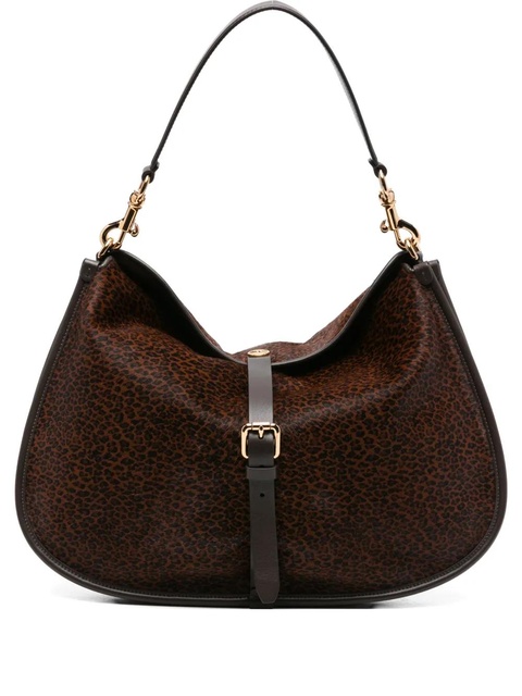 ETRO medium leopard-print shoulder bag - Brown - zdjęcie produktu nr 1