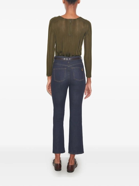 Tory Burch cropped flared jeans - Blue - zdjęcie produktu nr 2