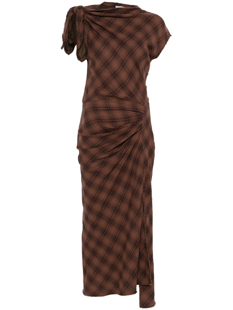 MARANT ÉTOILE Naerys midi dress - Brown - zdjęcie produktu nr 1