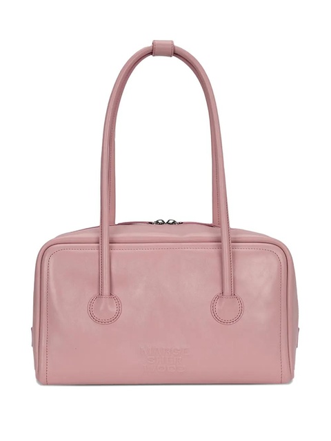 Marge Sherwood Soft Boston crinkle-leather shoulder bag - Pink - zdjęcie produktu nr 1