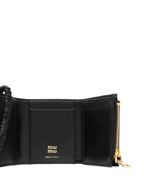 Miu Miu tri-fold wallet - Black - zdjęcie produktu nr 2