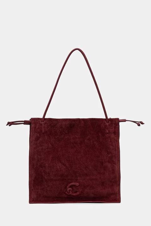 Coccinelle torebka zamszowa COCCINELLEDULSE SUEDE kolor bordowy E1 SS6 11 01 01 - zdjęcie produktu nr 1