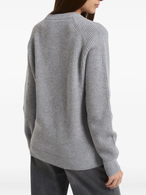 MC2 Saint Barth ribbed-knit sweater - Grey - zdjęcie produktu nr 1