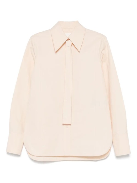 Jil Sander tie-detail shirt - Orange - zdjęcie produktu nr 1