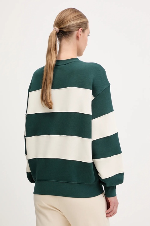 EA7 Emporio Armani bluza bawełniana damska kolor zielony z aplikacją AF16427.7X000143 - zdjęcie produktu nr 1