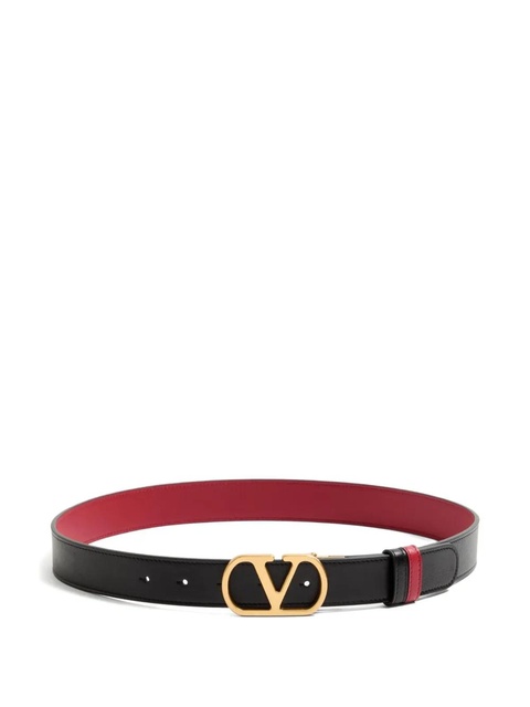 Valentino Garavani VLogo Signature reversible belt - Black - zdjęcie produktu nr 1