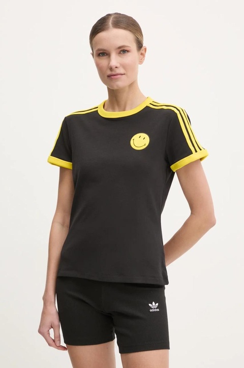 adidas Originals t-shirt X Smiley damski kolor czarny JD2738 - zdjęcie produktu nr 1