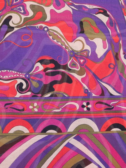 PUCCI Orchidee-print pareo - Pink - zdjęcie produktu nr 1