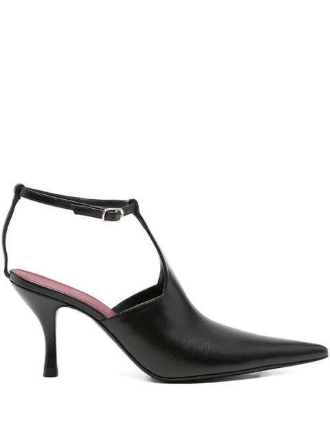 Magda Butrym 85mm pointed-toe ankle-strap pumps - Black - zdjęcie produktu nr 2