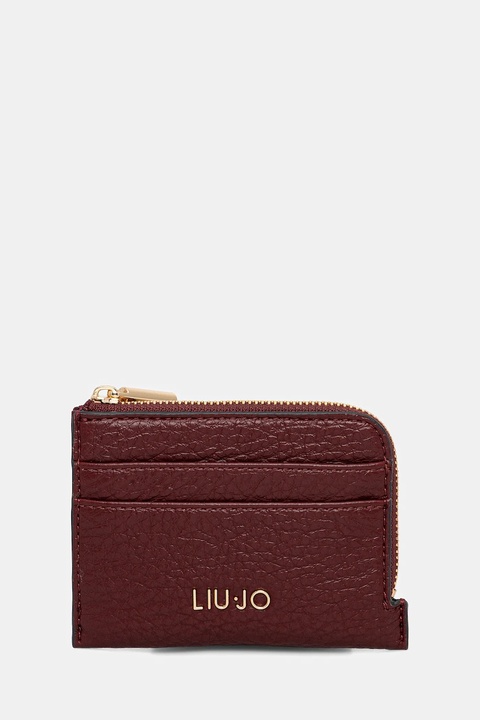 Liu Jo etui na karty kolor bordowy AF5173.E0027 - zdjęcie produktu nr 1