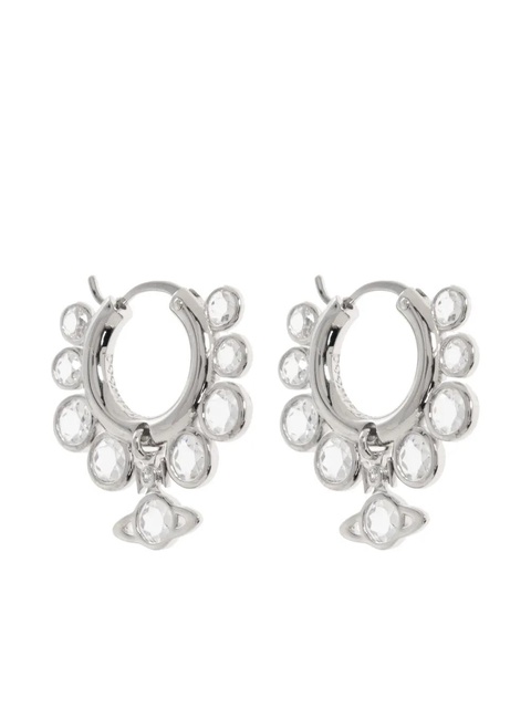 Vivienne Westwood Jenia hoop earrings - Silver - zdjęcie produktu nr 1