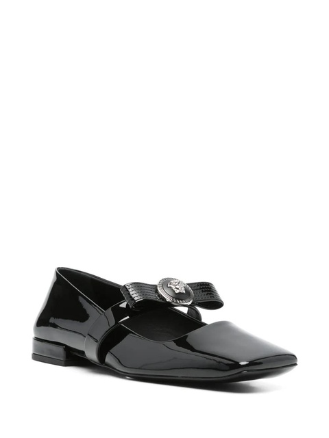 Versace Gianni Ribbon ballet flats - Black - zdjęcie produktu nr 2