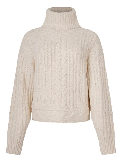 ISABEL MARANT cable-knit roll-neck sweater - Neutrals - zdjęcie produktu nr 1