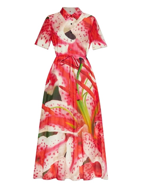Tory Burch floral-print mini dress - Pink - zdjęcie produktu nr 1