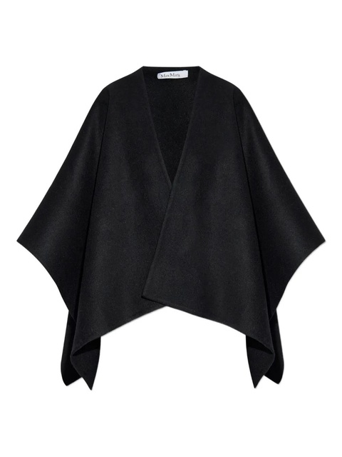 Max Mara Serra draped cape - Black - zdjęcie produktu nr 1