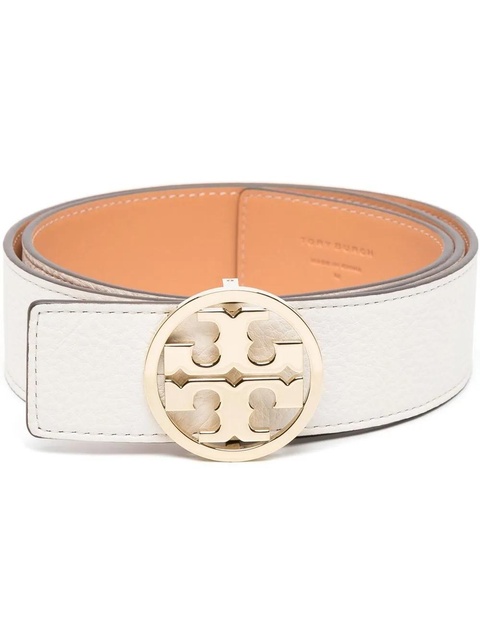 Tory Burch Miller reversible leather belt - White - zdjęcie produktu nr 1