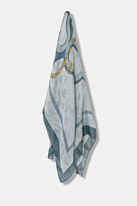 Guess chusta KEFIAH damska kolor niebieski wzorzysta AW5350 VIS03 - zdjęcie produktu nr 1