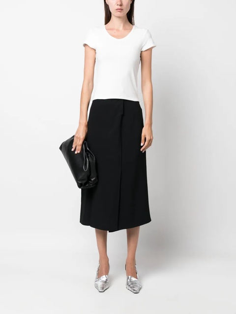 The Row scoop-neck cap-sleeve T-shirt - White - zdjęcie produktu nr 2