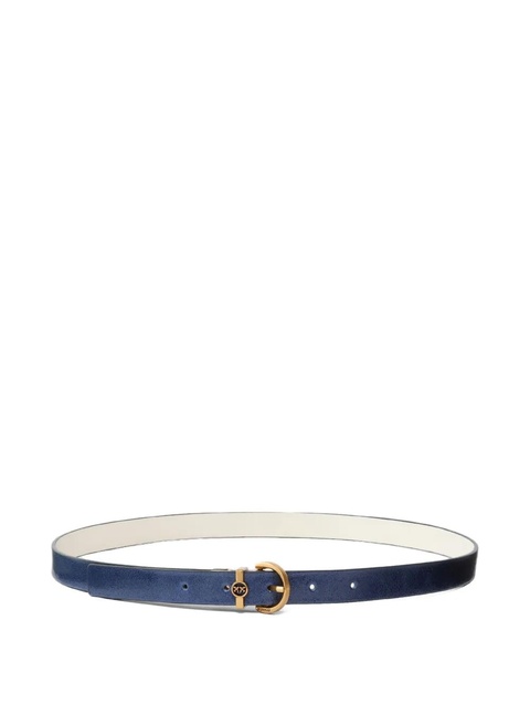 PINKO leather buckle belt - Blue - zdjęcie produktu nr 1