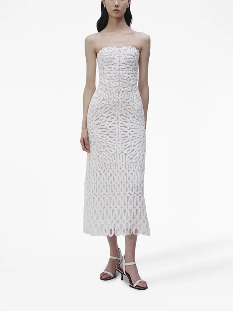 Simkhai sleeveless lace midi dress - White - zdjęcie produktu nr 2