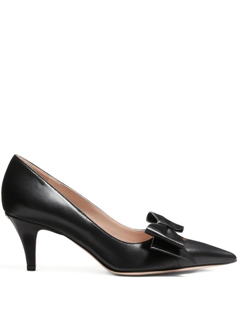 Valentino Garavani 65mm Bowow kidskin pumps - Black - zdjęcie produktu nr 1