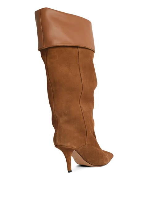 Paris Texas 75mm Ines suede knee-high boots - Neutrals - zdjęcie produktu nr 2