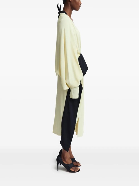 16Arlington two-tone midi dress - Yellow - zdjęcie produktu nr 2