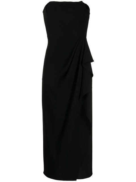 Simkhai Keelan draped-detail dress - Black - zdjęcie produktu nr 1