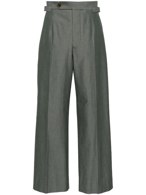 Vivienne Westwood Lauren high-waist wide-leg trousers - Green - zdjęcie produktu nr 1