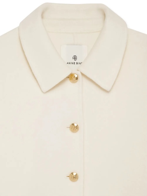 ANINE BING button-fastening patch-pocket jacket - Neutrals - zdjęcie produktu nr 2