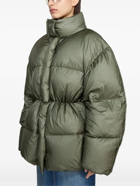 Acne Studios fitted-waist puffer jacket - Green - zdjęcie produktu nr 2