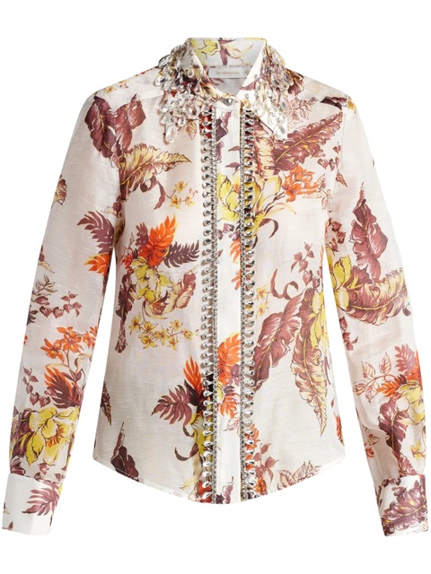 ZIMMERMANN Matchmaker botanical-print shirt - White - zdjęcie produktu nr 1