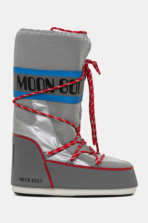 Moon Boot śniegowce MB ICON SPACE RACING kolor szary 80D1403030 HF04 - zdjęcie produktu nr 2